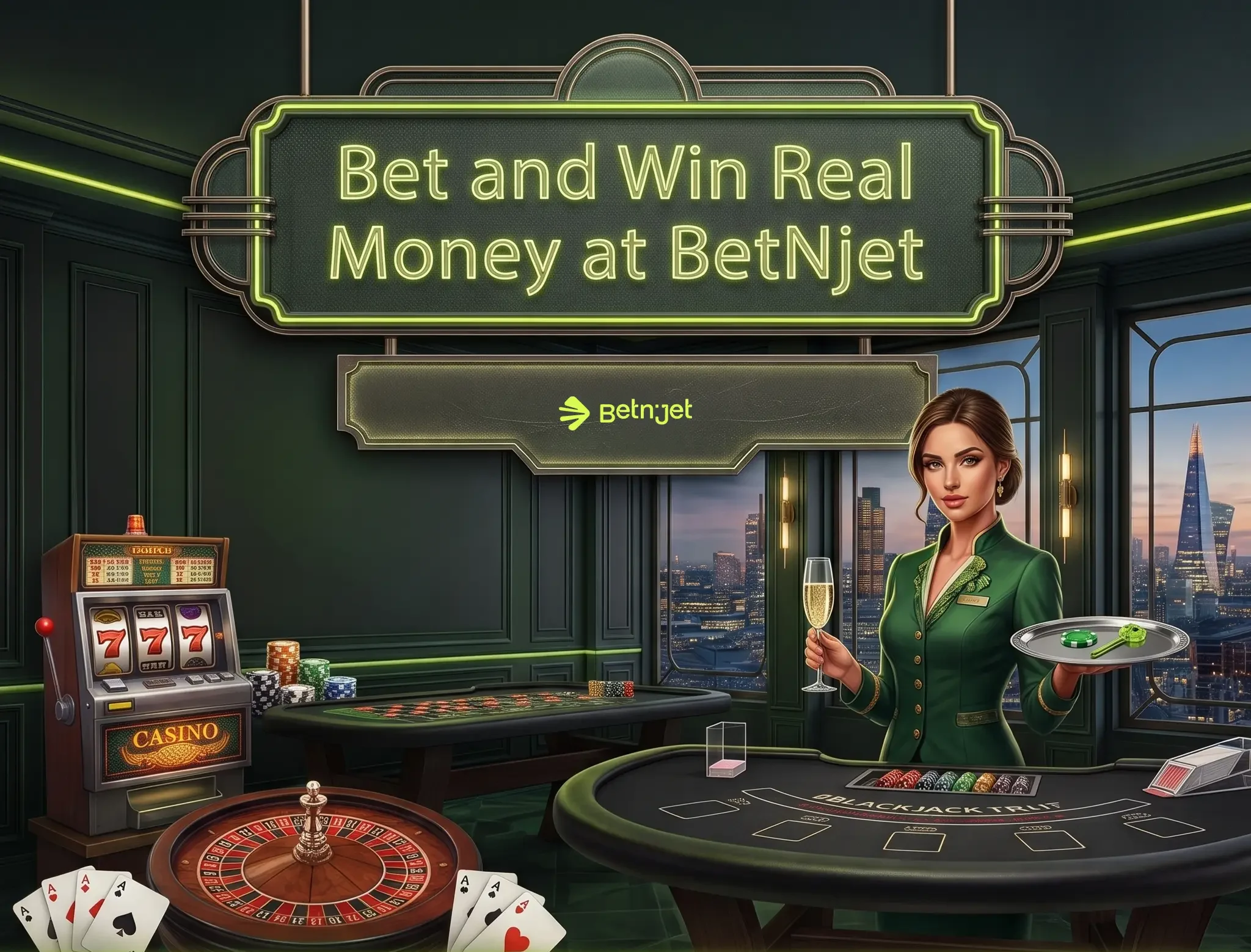 Bet and Win Real Money at BetNjet Casino